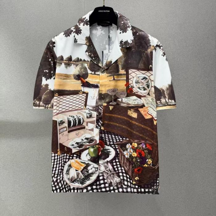 LV Shirt High End Quality-1550