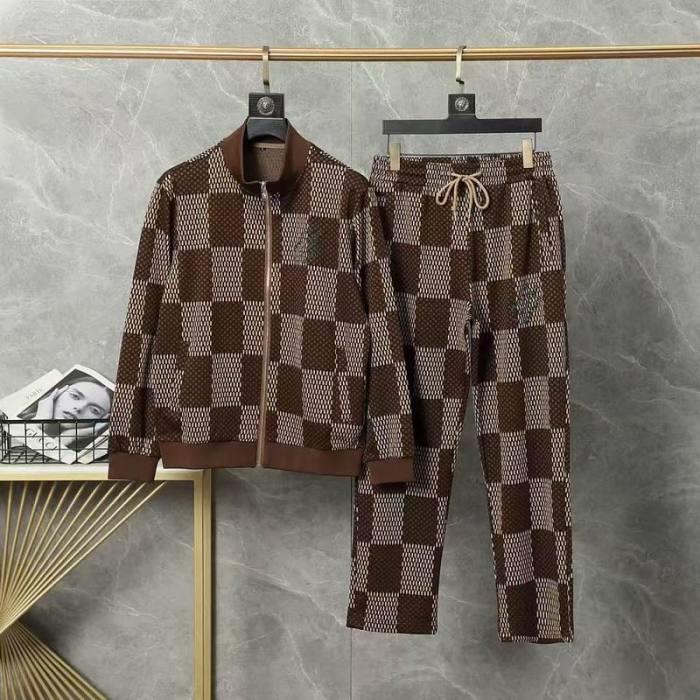 LV long sleeve men suit-844(M-XXXL)