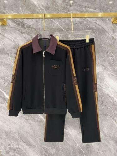 LV long sleeve men suit-872(M-XXXL)