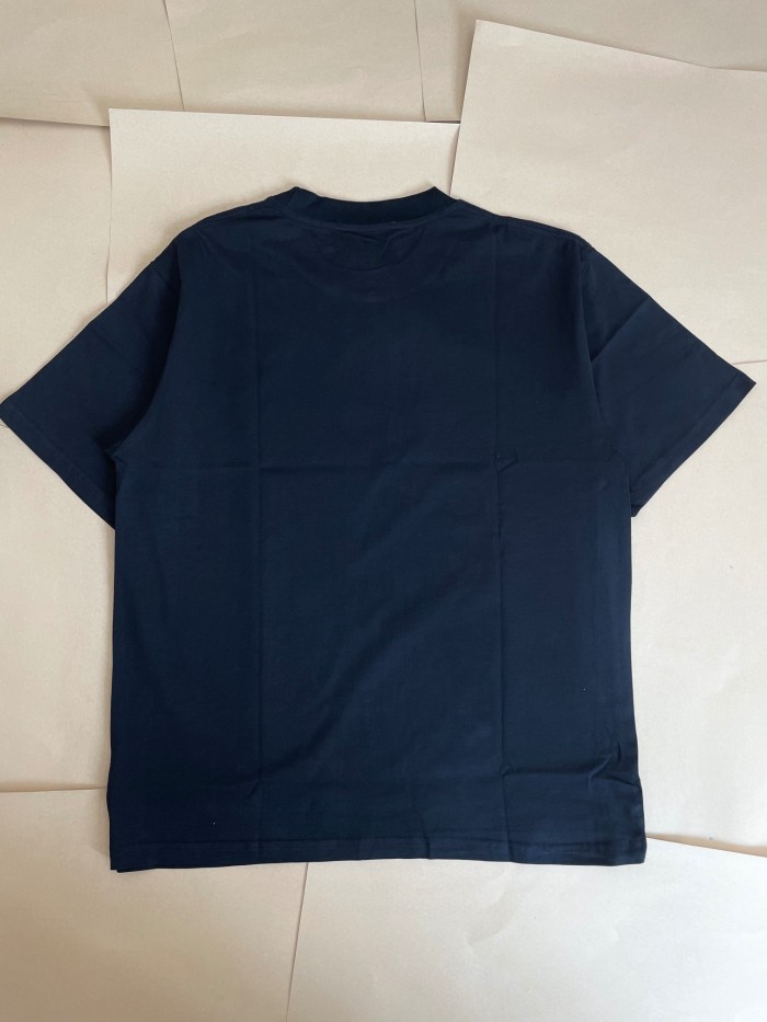 1:1 quality version Mirror letter short-sleeved T-shirt 2 colors