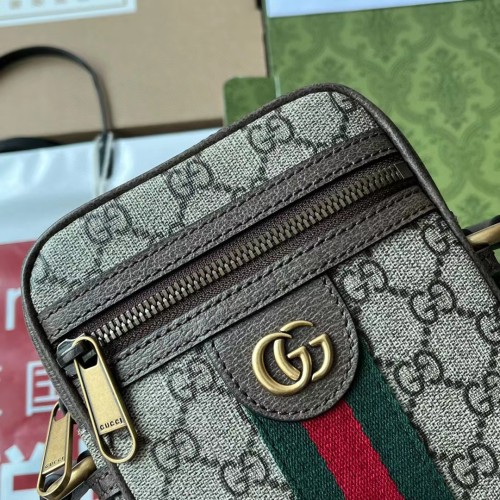 1:1 quality version Double G fashion old flower crossbody bag