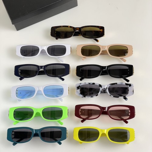 1:1 quality version Personalized small frame letter glasses