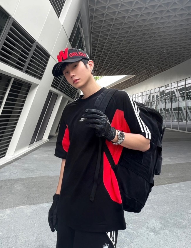 [buy more save more]11:1 quality version Collision color splicing short sleeve