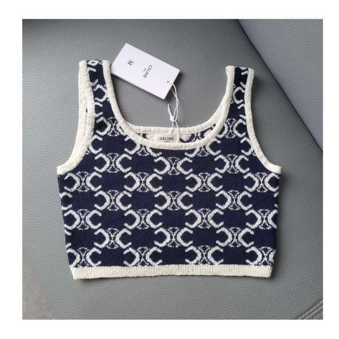 Arc de Triomphe Logo All-over Knit Vest