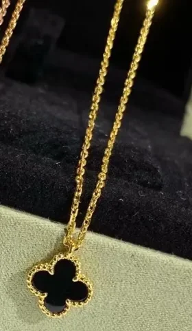 1:1 quality version Mini Onyx Necklace