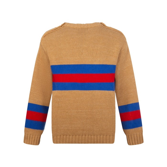 1:1 quality version YR Ribbon Appliqué Blend Knit Sweater
