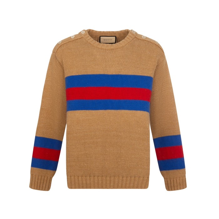 1:1 quality version YR Ribbon Appliqué Blend Knit Sweater