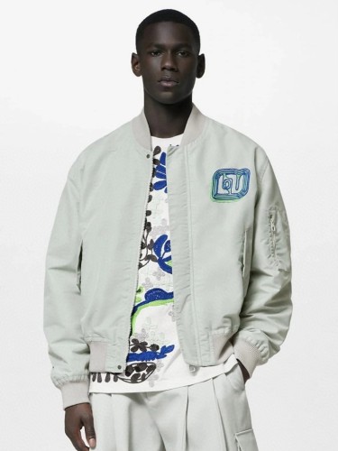 1:1 quality version Embroidered Pilot Jacket Coat