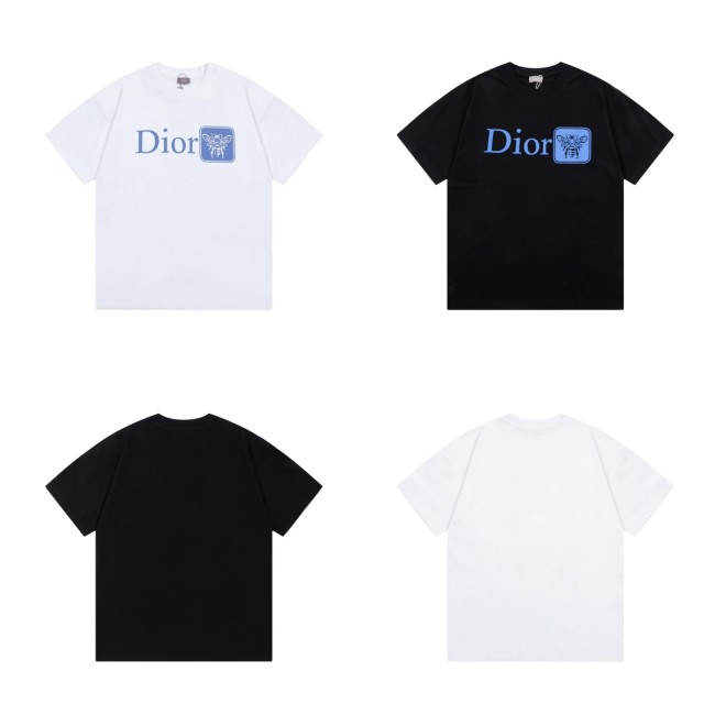 [buy more save more]Bee Letter Print Short Sleeve Tee 2 colors