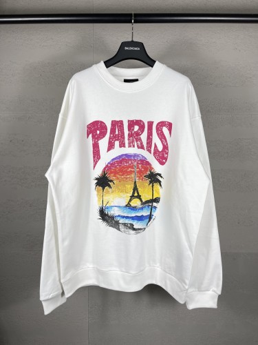 YR Hawaiian Sunset Coconut Tower Crew Neck Sweatshirt
