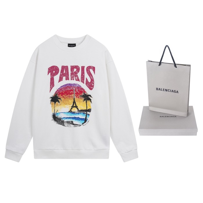 YR Hawaiian Sunset Coconut Tower Crew Neck Sweatshirt