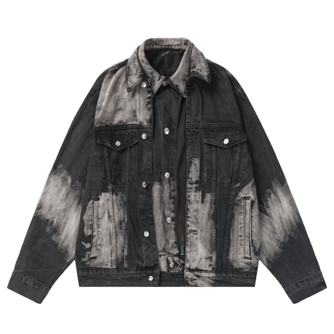 Spoof Graffiti Denim Jacket