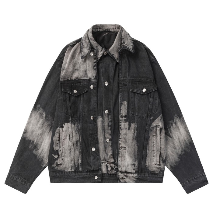 Spoof Graffiti Denim Jacket