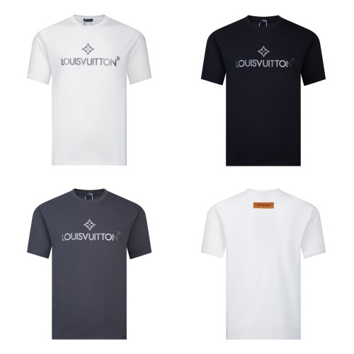 Classic Letter Silicone Print Short Sleeve Tee 3 colors