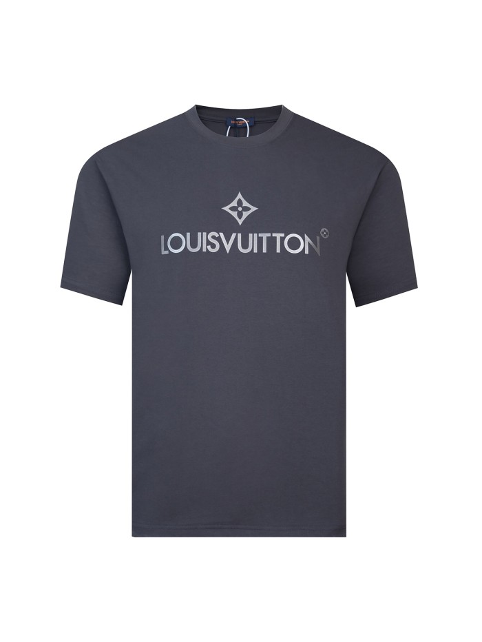 Classic Letter Silicone Print Short Sleeve Tee 3 colors