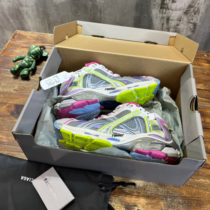 1:1 quality version Dazzling Rainbow High Top Tennis Sneakers