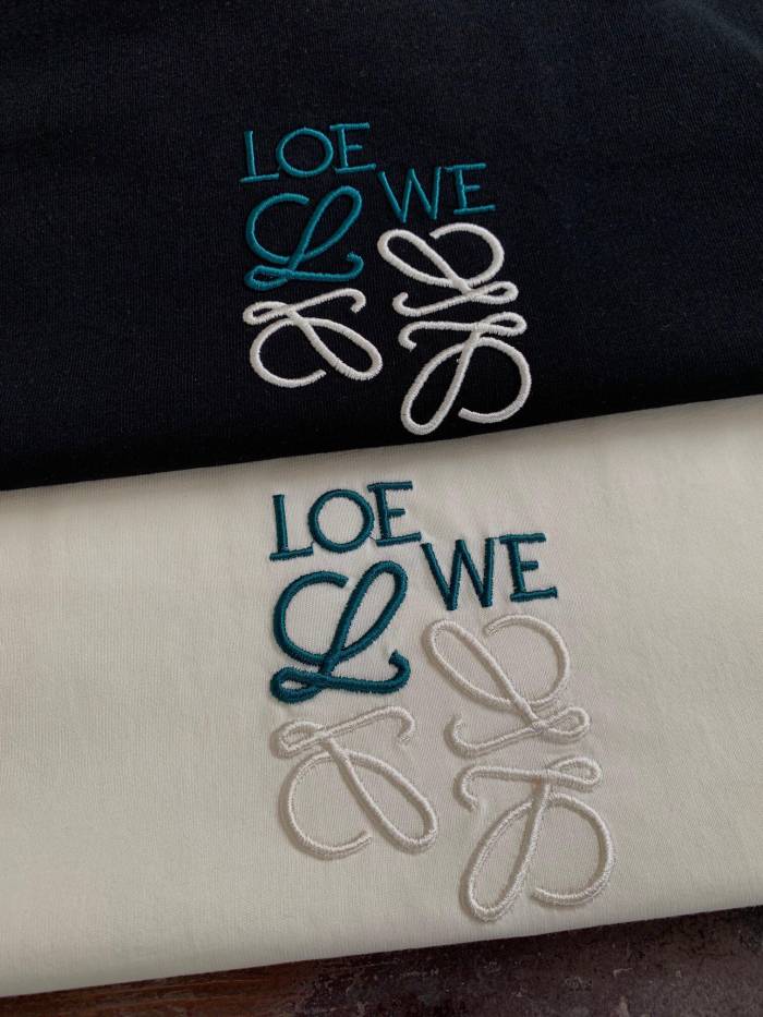 Colorblocked Embroidered Asymmetric Logo T-Shirt 2 colors