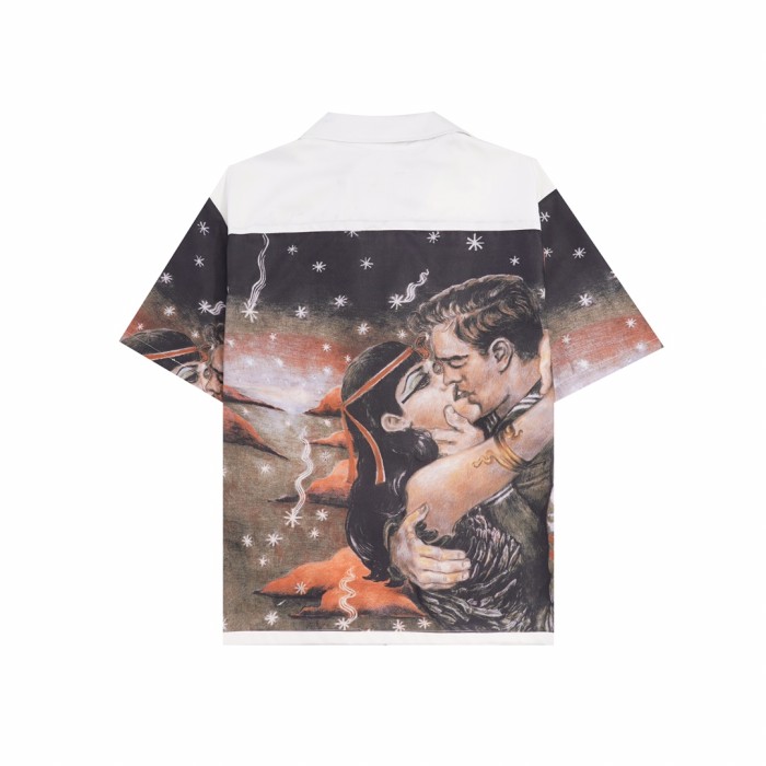 Yellow Sunset Short Sleeve Shirt