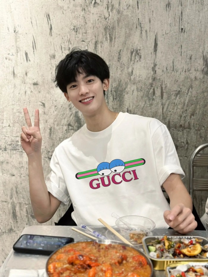 1:1 quality version G printed jersey cotton T-shirt