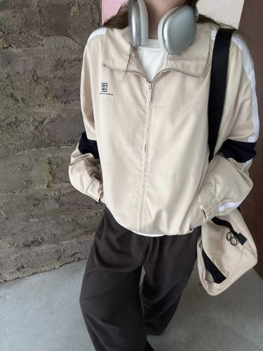 1:1 quality version Colorblocked Workwear Jacket for girls