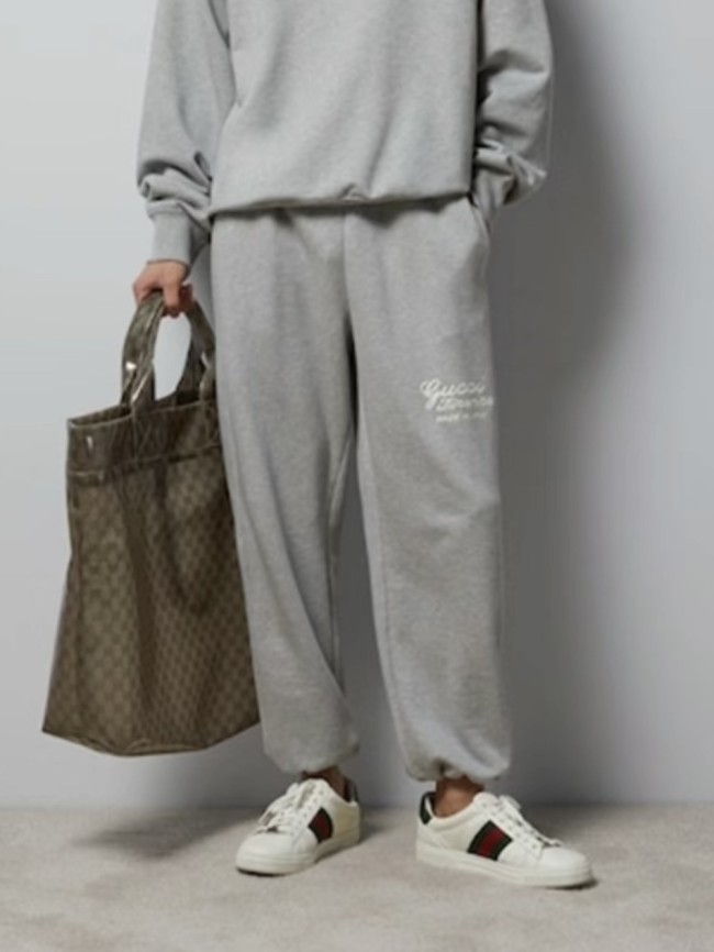 1:1 quality version Signature Embroidered Sweatshirt Pants