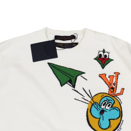 1:1 quality version Manga Appliqué Woolen tee