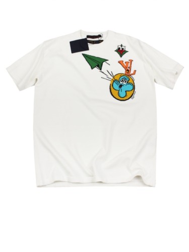 1:1 quality version Manga Appliqué Woolen tee