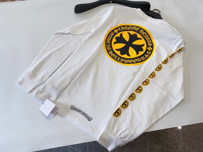 1:1 quality version Gold Disc Cross Long Sleeve T-shirt 2 colors