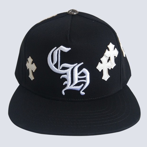 embroidered logo flat brim cap 4 colors