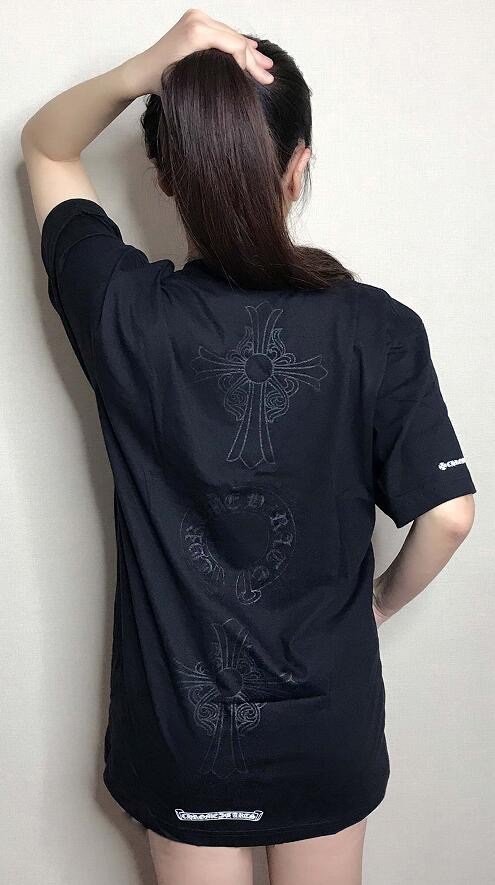 1:1 quality version Simple minimalist dark print three elements tee 2 colors