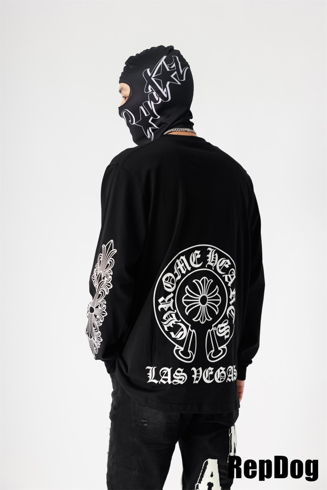 1:1 quality version Horseshoe Cross Vine Long Sleeve T-shirt 2 colors