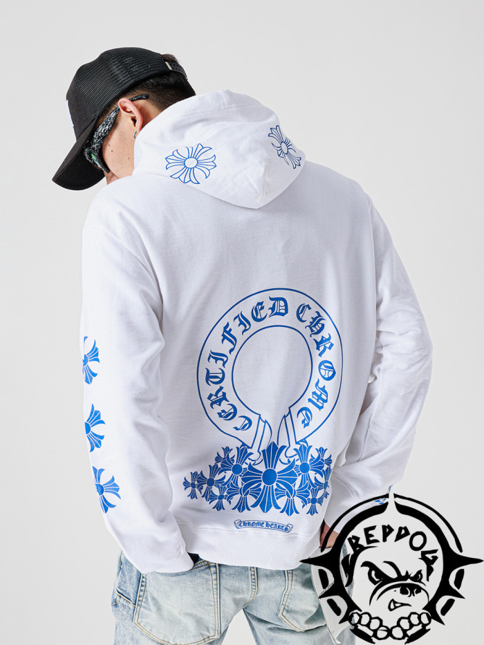  Horseshoe Cross Sanskrit Hooded Sweatshirt 2 colors