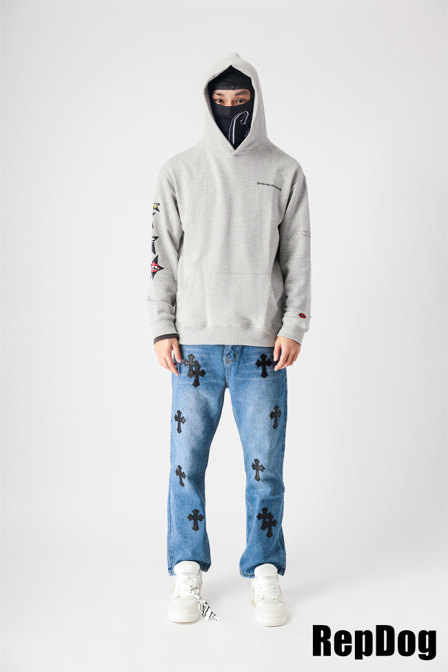 [Buy One Get One Free]Matty boy star hoodie grey