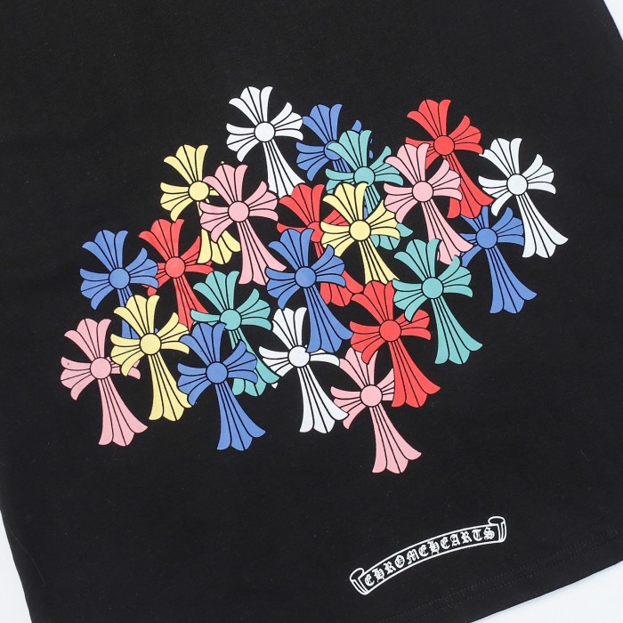 Hemline cross group tee 2 colors