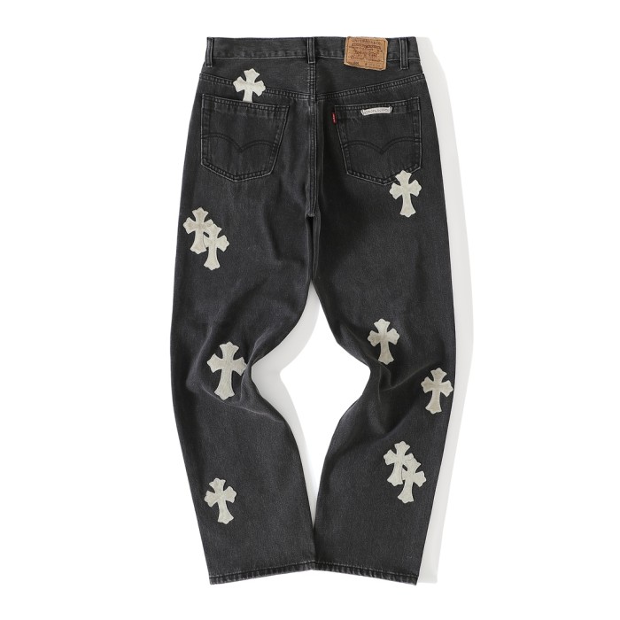 1:1 quality version Croshin horse hair jeans