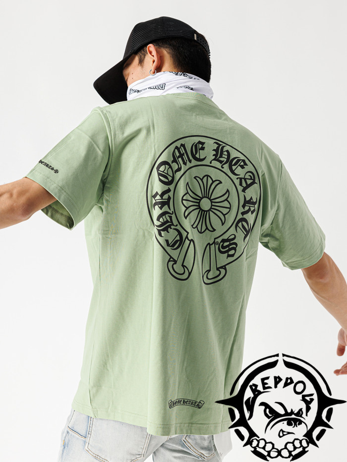 1:1 quality version Horseshoe Cross Pocket Short Sleeve Avocado color