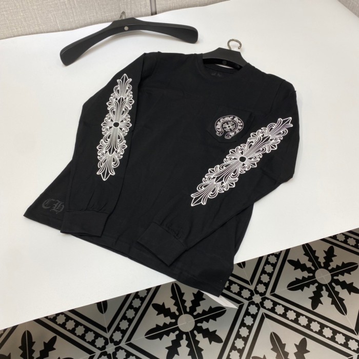 1:1 quality version Horseshoe Cross Vine Long Sleeve T-shirt 2 colors