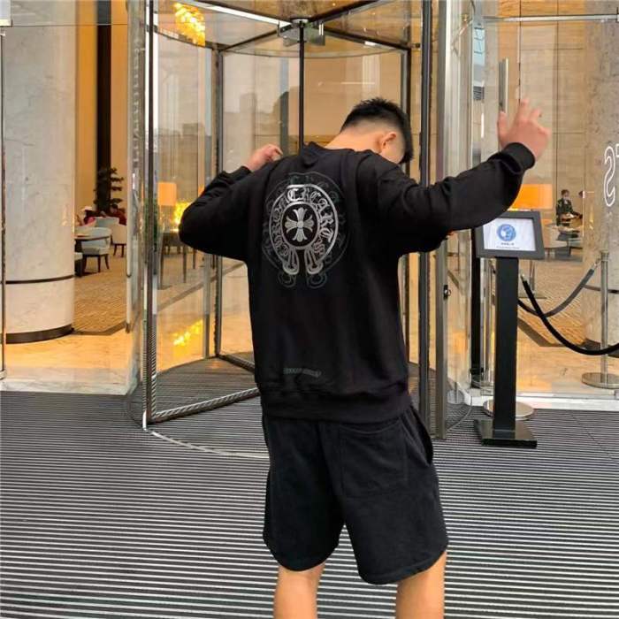 [50% Off]Double logo sweatshirt black white 25509975