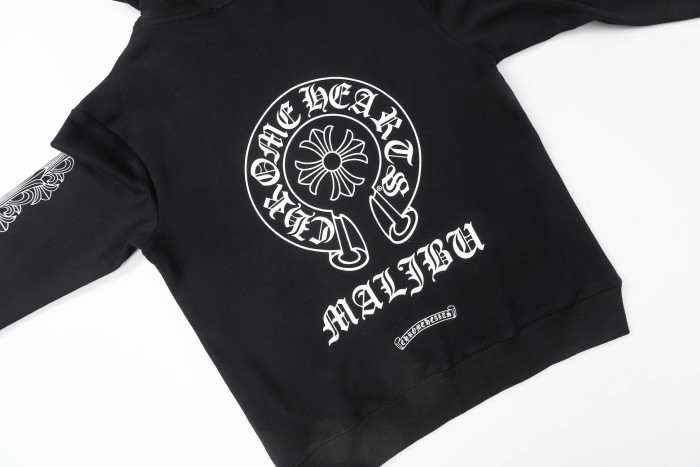  Malibu limited horseshoe print zipper hoodie