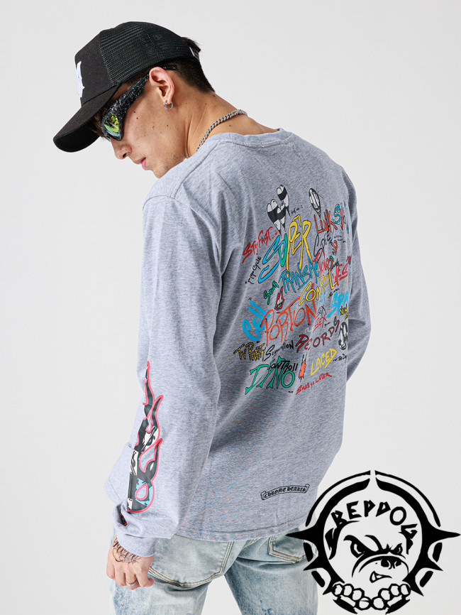Creative Soccer Street Graffiti Print Crew Neck Sweatshirt