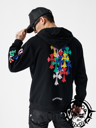  Backside colorful cross zipper guard