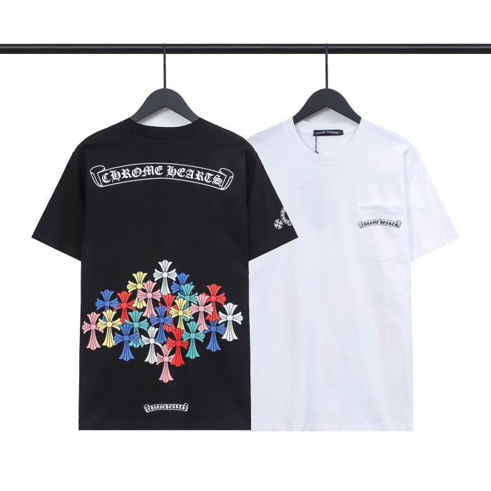 Hemline cross group tee 2 colors