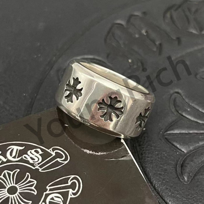 CH Vintage Cross Cross Flower Tomb Sword Hexagram Ring 26 colors