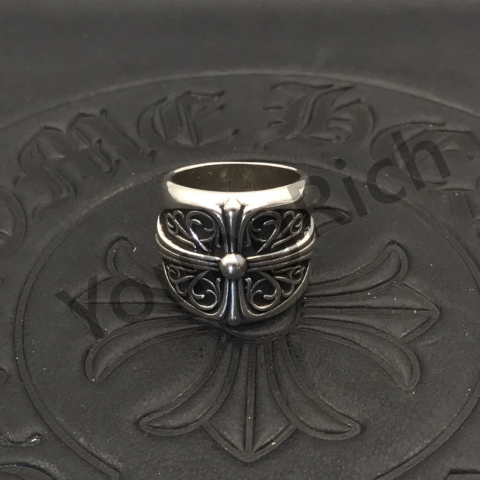 CH Vintage Cross Cross Flower Tomb Sword Hexagram Ring 26 colors