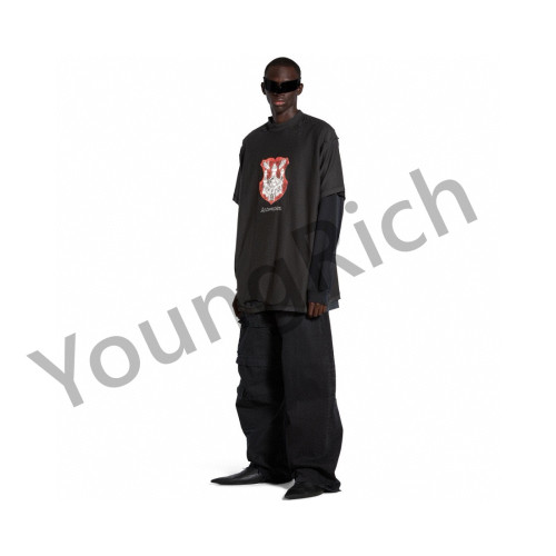 1:1 quality version Reverse Stitch Castle Destruction tee