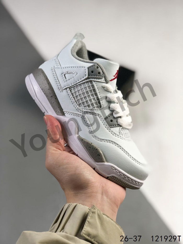Generation 4 mid-top retro basketball shoes kids shoes 23 colors