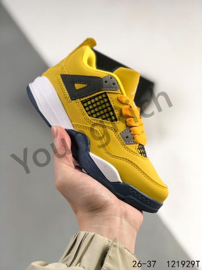 Generation 4 mid-top retro basketball shoes kids shoes 23 colors