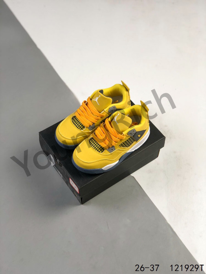 Generation 4 mid-top retro basketball shoes kids shoes 23 colors