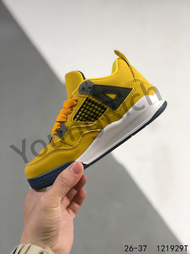 Generation 4 mid-top retro basketball shoes kids shoes 23 colors