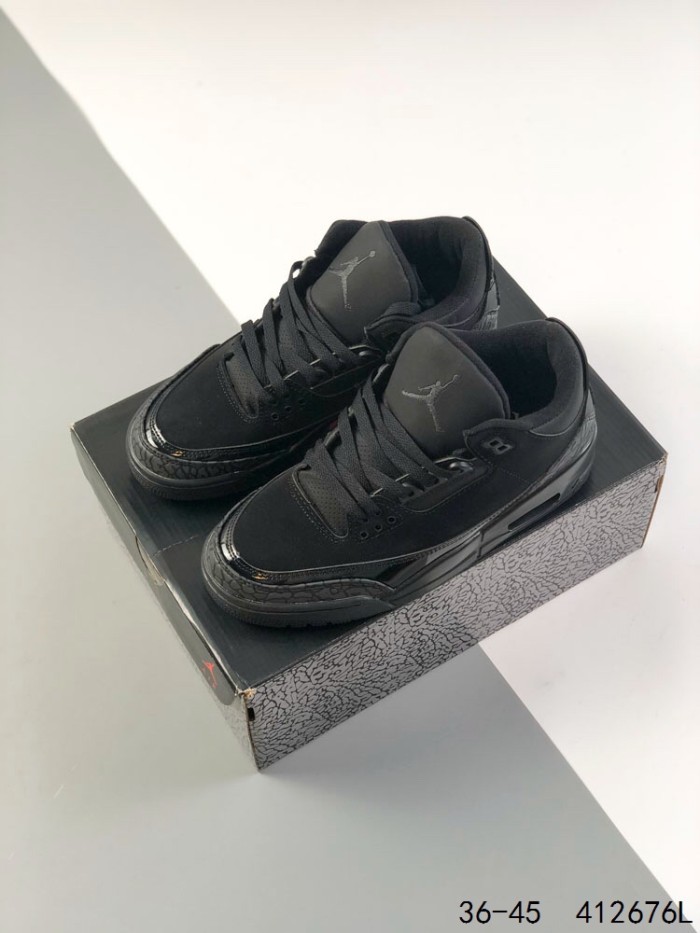 @j3 Black Crackle Basketball Shoes